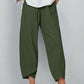 ⏳Time-Limited Special⏰Vintage Asymmetrical Elastic Waist Pockets Pants