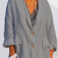 [Best Gift For Her] Single-color Cotton and Linen Blazer