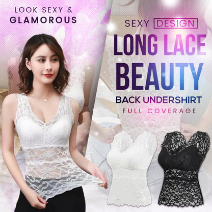 Long Lace Beauty Back Undershirt?Buy More Save More?