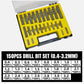 Titanium-plated high-speed steel drill bit set (multiple sets of specifications)