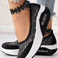 Women's breathable lace shoes
