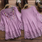 Women's cotton linen loose embroidered top