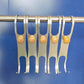 Anti scald handle hot melt device hook