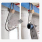 Anti scald handle hot melt device hook