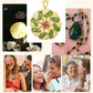 Lucky Flower Cat's Eye Stone Necklace