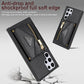 Leather Wallet Case with Crossbody Lanyard for Samsung
