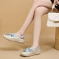 Thick Sole Open Toe Cross Sandals for Women