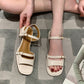 Elegant Hollow-out Mid-heel Women's Sandals