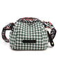 Fashionable Simple Houndstooth Large Capacity Shell Bag