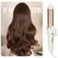 Dual-function straightening and curling hair iron