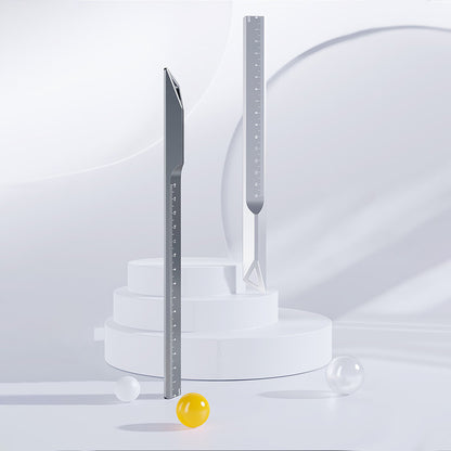 Aluminum Alloy Ruler—Imperial Measurements 7'',15cm Metric