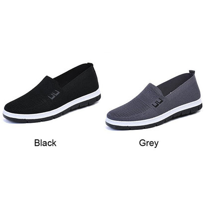 Breathable mesh casual slip-on shoes