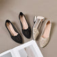 Women's Chunky Heel Slip-On Shoes
