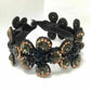 Crystal Flower Embellished  Hair Clips