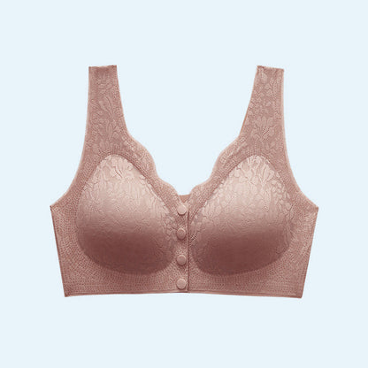 Front Buckle Sleep Bra For Older Women M-3XL