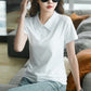 Women's Short Sleeve Cotton Lapel Golf Shirt