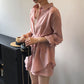Women’s Sun Protection Chiffon Blouse & Shorts 2-piece Set