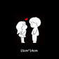Lovely couple car sticker