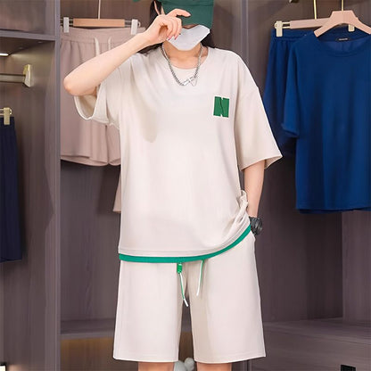 Men’s Comfortable Summer Shorts & T-shirt Suit
