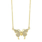 Magnetic Butterfly Patchwork Necklace