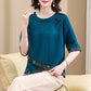 Women's Casual Round Neck Loose Shirt Top