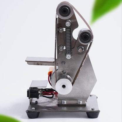 Mini electric belt sander polishing machine