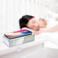 LED Smart Digital Alarm Clock with Wireless Charger, Thermometer and Time