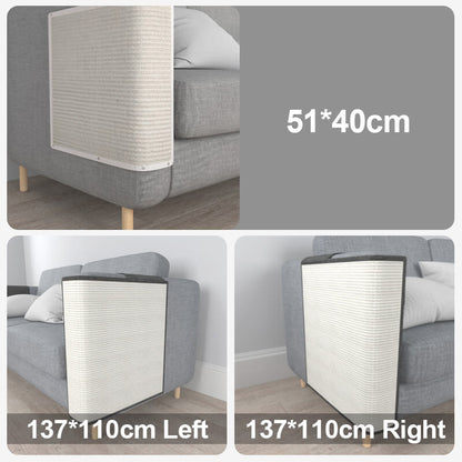 Cat Scratch Sisal Sofa Protection Cushion