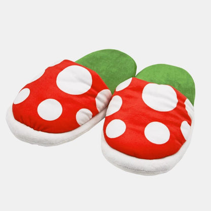 Funny Piranha Thermal Plush Slippers