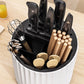 Multifunctional Rotating Knife and Cutlery Holder