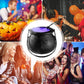 Halloween 12 LED Color Change Mist Maker Witch Jar