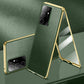 Leather + Glass Dual Sided Magnetic Case for Samsung S23 Ultra