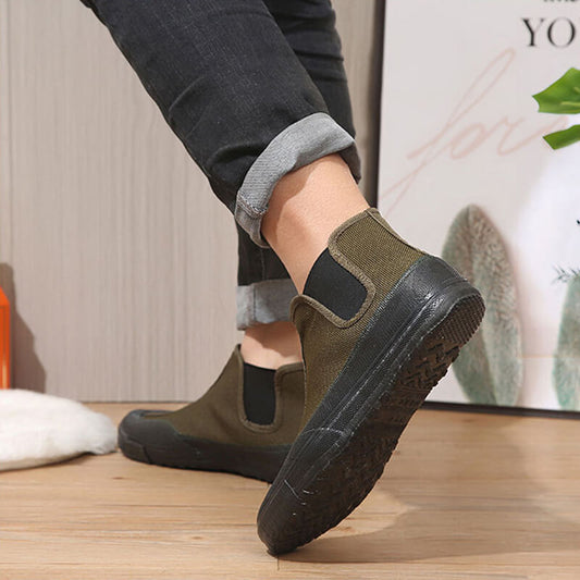 Anti slip, wear resistant, breathable outdoor work shoes
