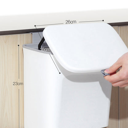Kitchen Hanging Trash Can with Lid