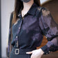 Women's Printed Floral Chiffon Shirt