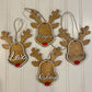 Personalized Reindeer Christmas Ornaments