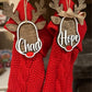 Personalized Reindeer Christmas Ornaments