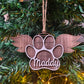 Personalized Reindeer Christmas Ornaments