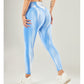 Women Tie Dye Yoga High Waist Pants