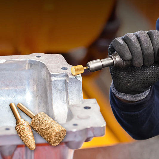 Diamond grinding head brazed cast iron grinding head