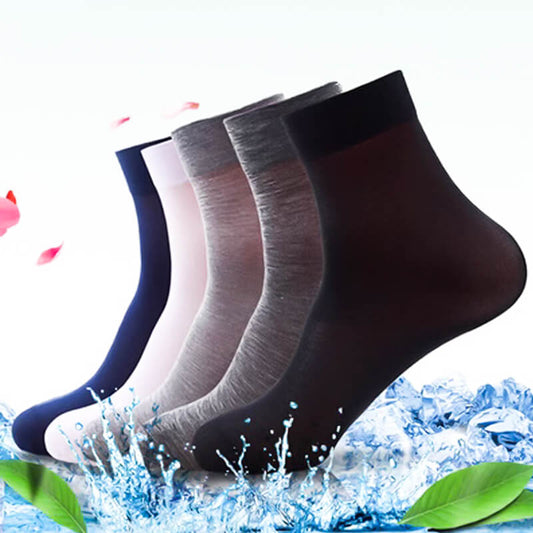 Men's breathable odorless thin stocks