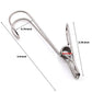 Stainless Steel Metal Long Tail Clip With Hooks(1SET/6PCS)