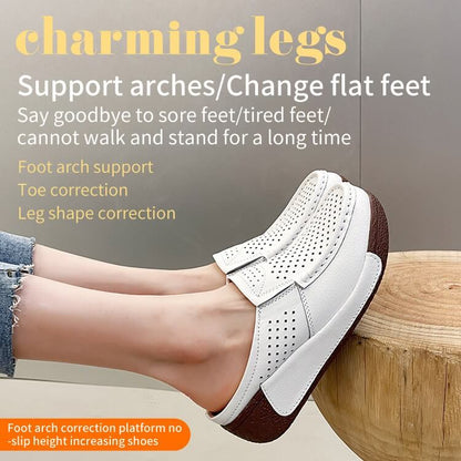 Foot arch correction platform non slip height shoes