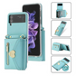 Fashion Crossbody Wallet Case of Women for Samsung Galaxy Z Flip3 4