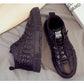 ALLIGATOR PATTERN PRINT HIGH-TOPS