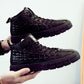ALLIGATOR PATTERN PRINT HIGH-TOPS