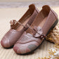 Women's Flat Breathable Leather Shoes