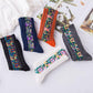 Vintage Embroidered Floral Women Socks