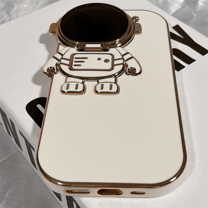 3D Astronaut Lens Protector Kickstand Case for iphone