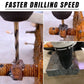 Titanium-plated high-speed steel drill bit set (multiple sets of specifications)